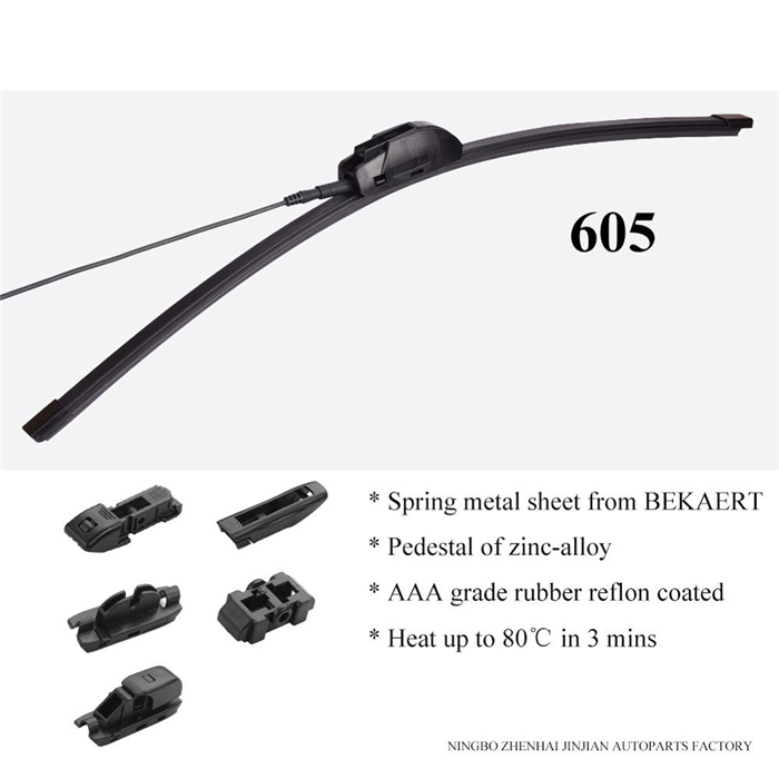 สูงถึง 80 องศาใน 3 นาที Heated Wiper Blade, Safety Wiper Blade